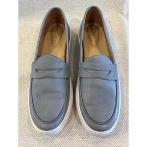 Portland Leather Patina Blue grey Loafers for Women